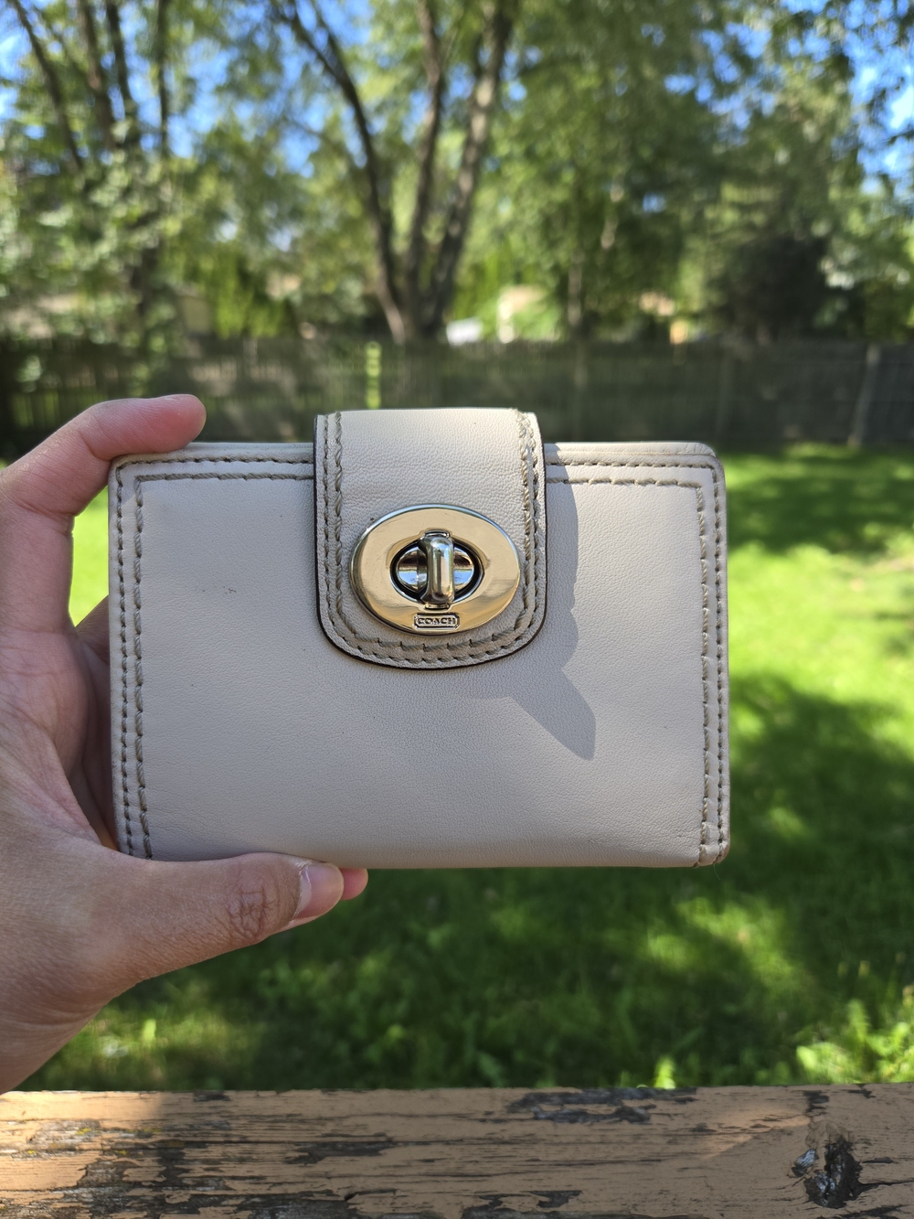 Coach Y2K Compact Turnlock Wallet